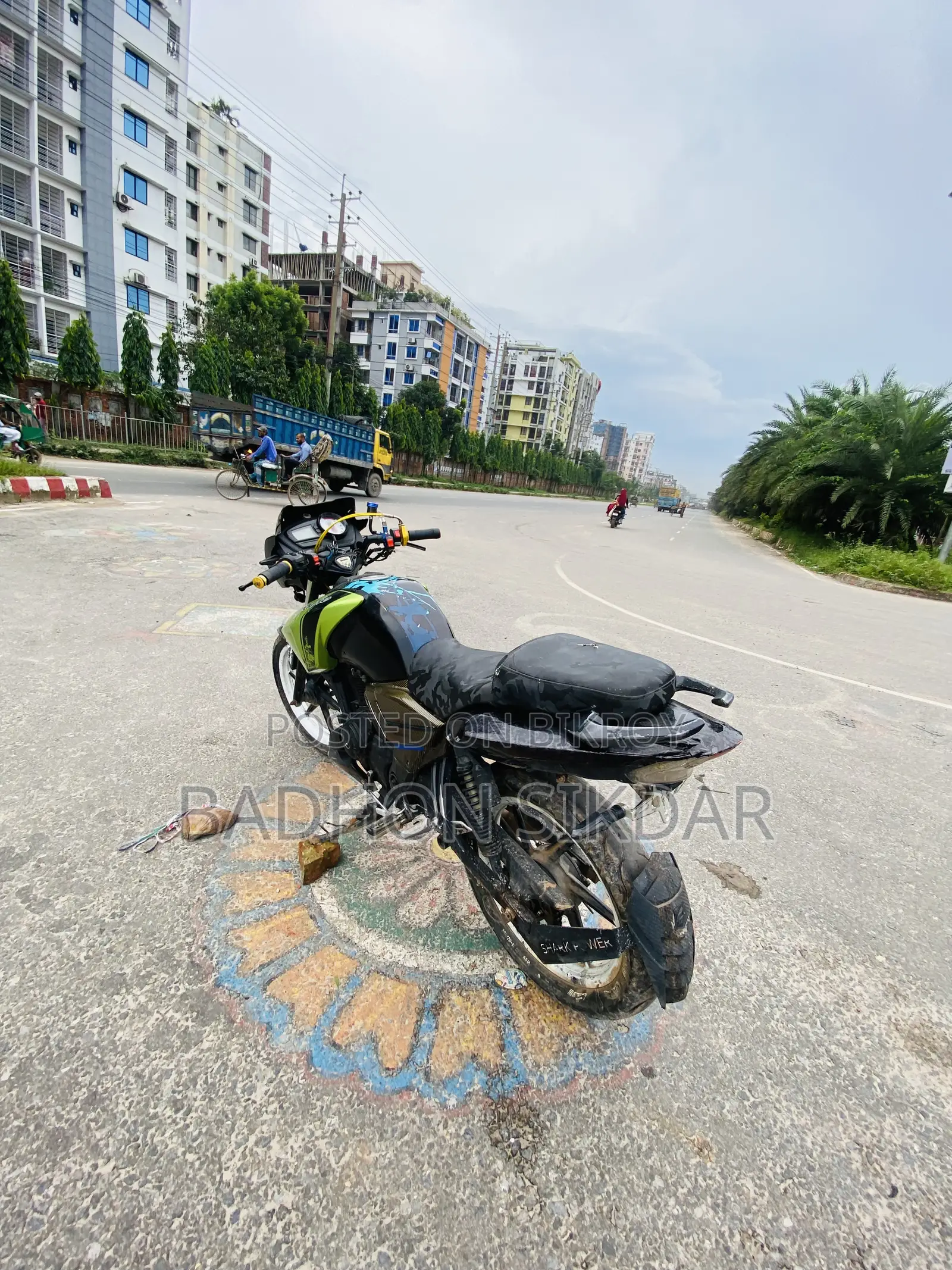 টিভিএস অ্যাপাচে আরটিআর ১৬০ ২ভি ২০১৭ সবুজ