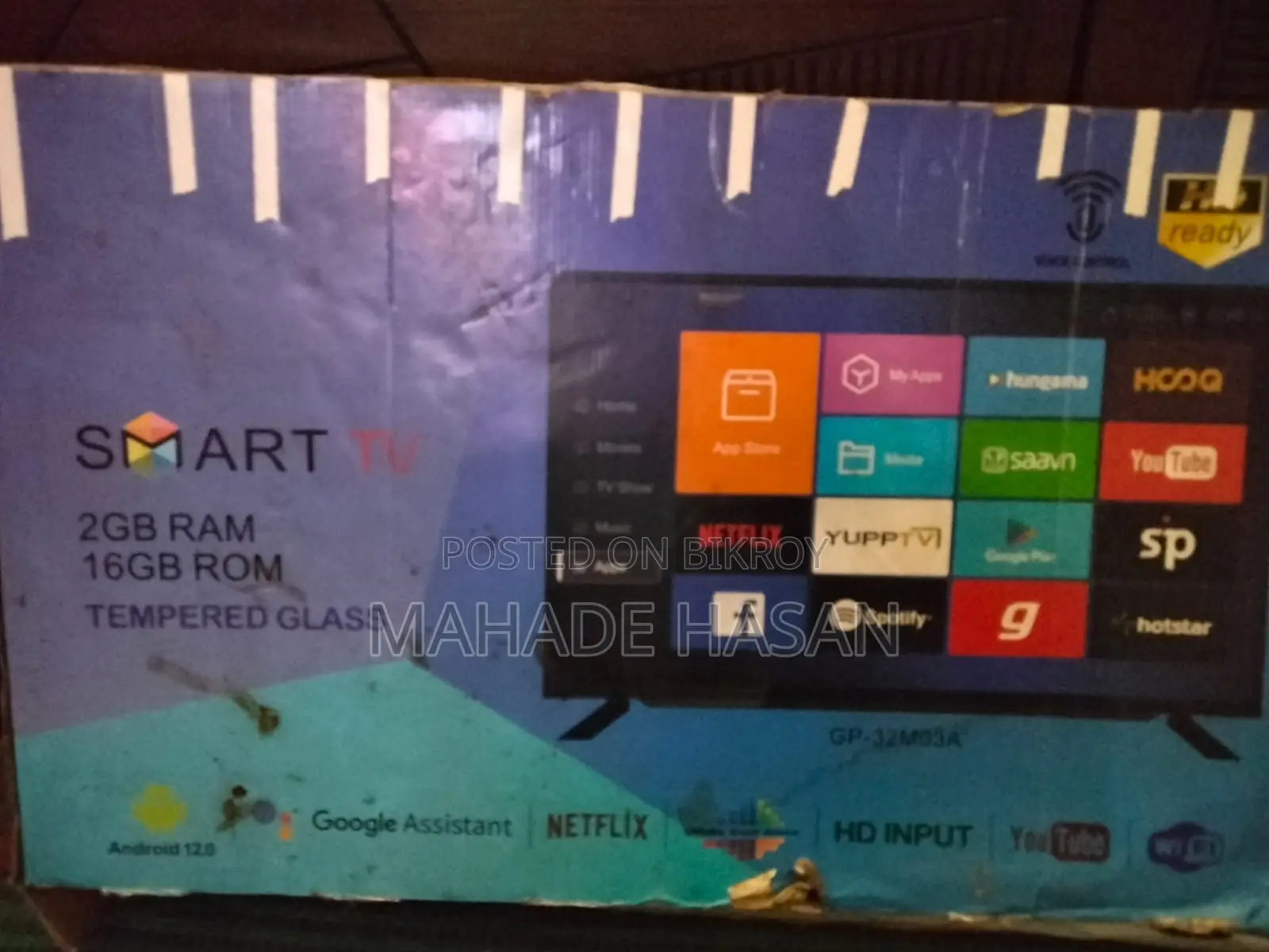 Smart TV 32 Inch Golden Plus