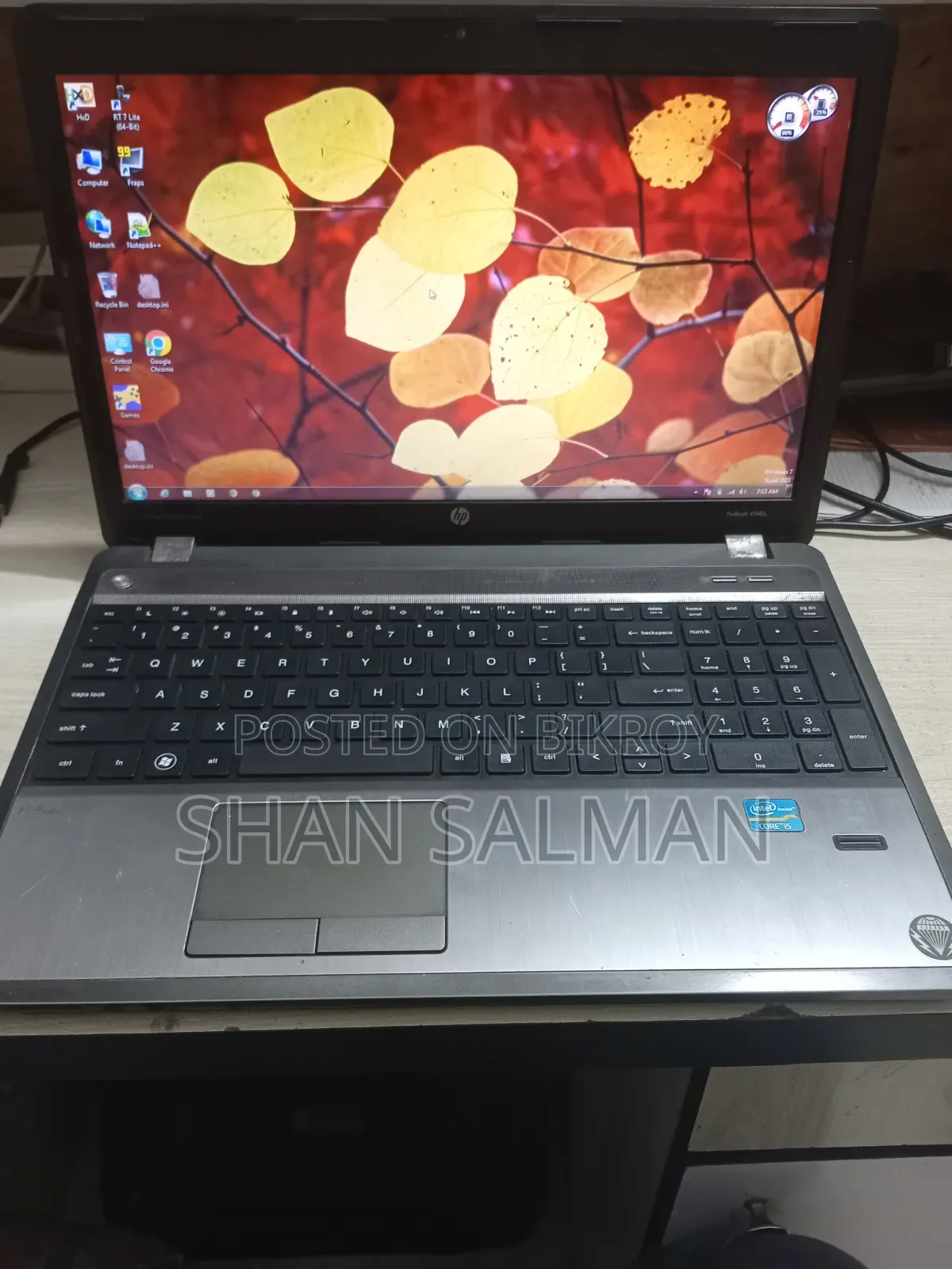 Laptop HP ProBook 4545S 4GB Intel Core i5 HDD+SSD 256GB
