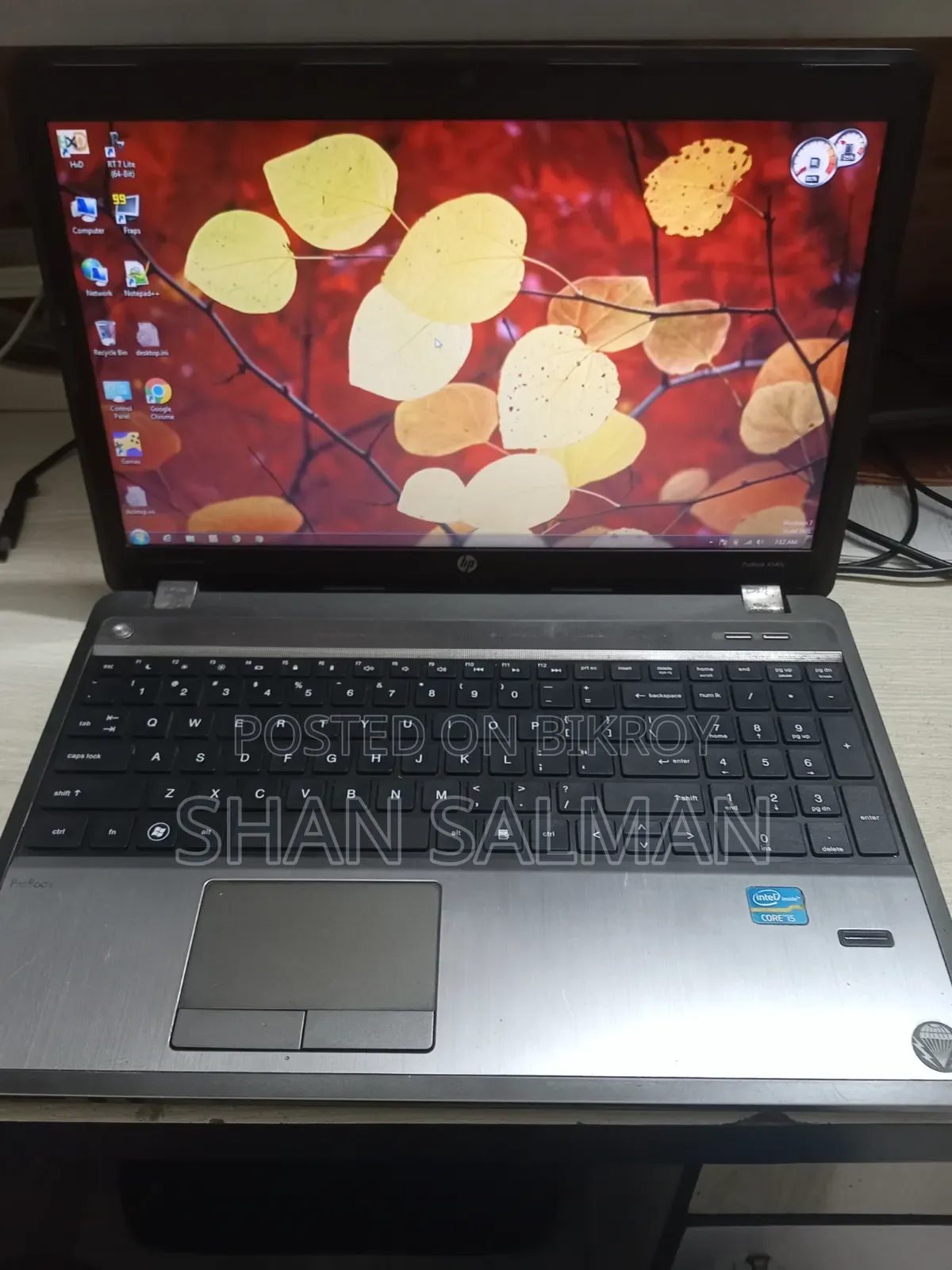 Laptop HP ProBook 4545S 4GB Intel Core i5 HDD+SSD 256GB