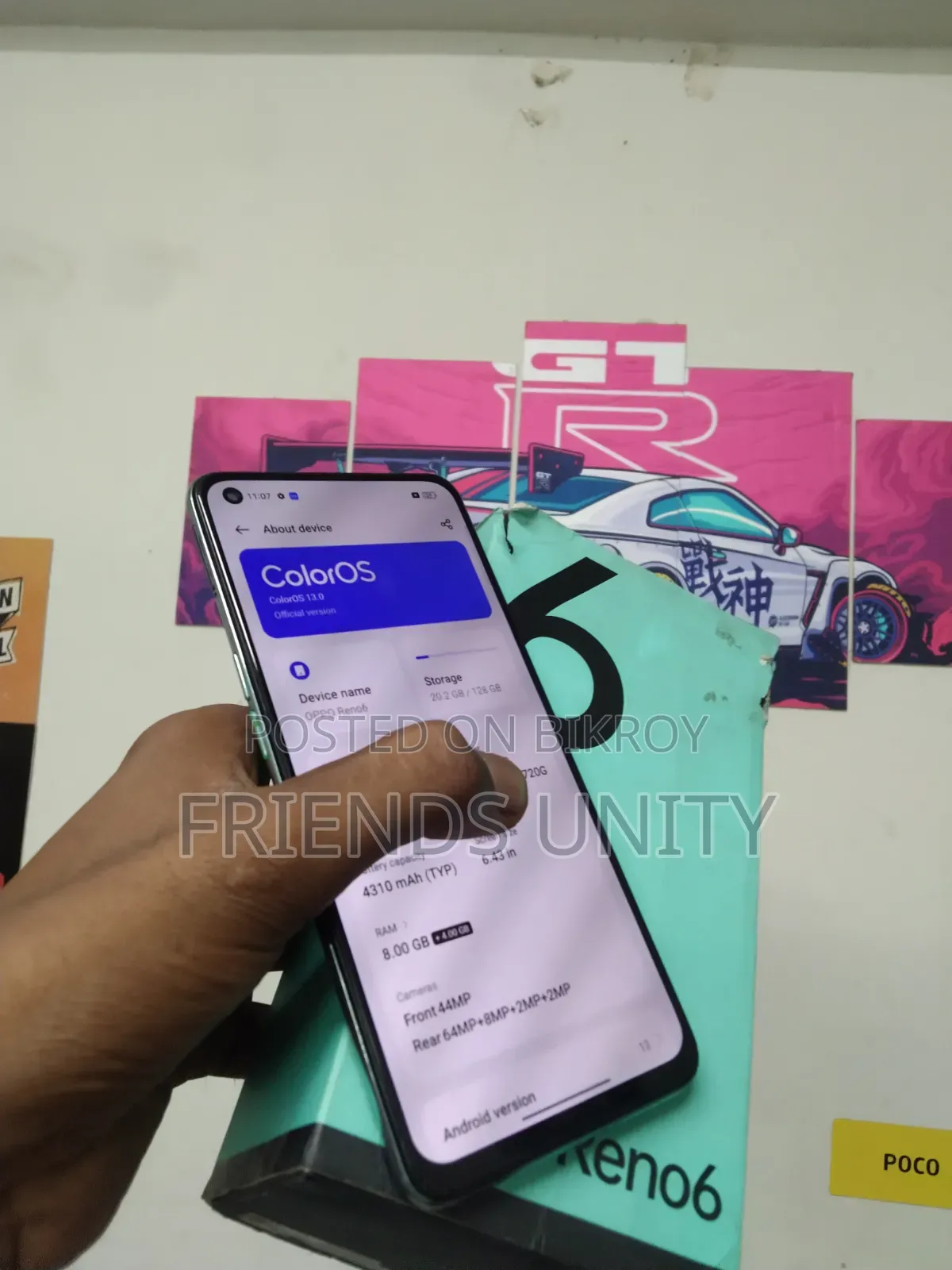 Oppo Reno6 5G 128 GB Silver