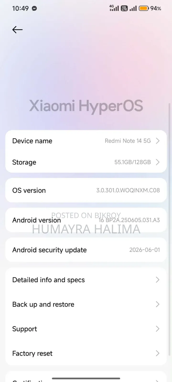 Xiaomi 14 256 GB White