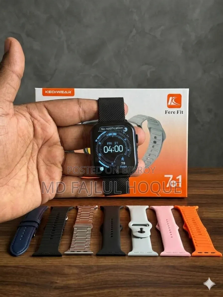 Keqiwear KW83 Max Smart Watch (7+1 Strap Combo)