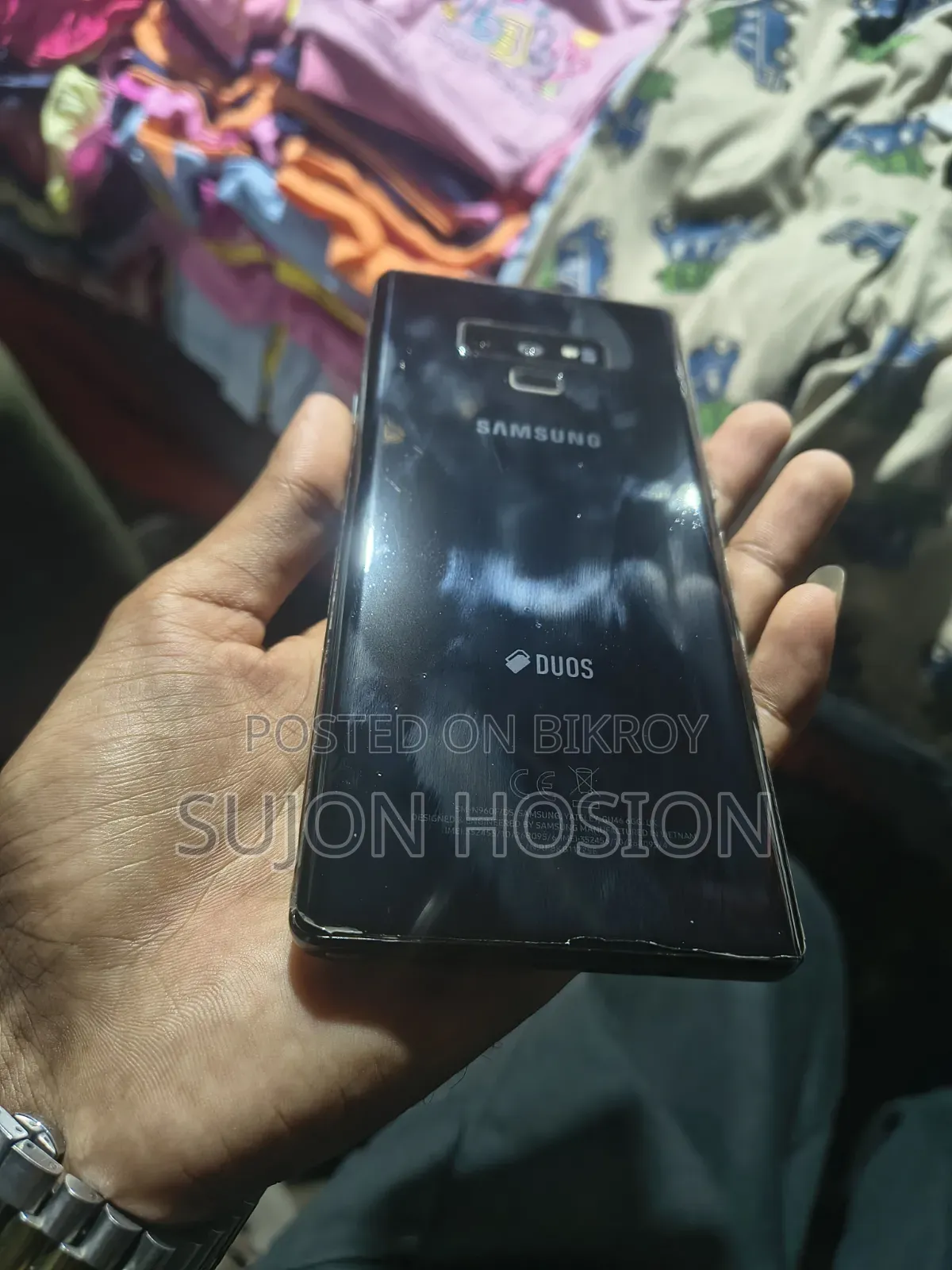 স্যামসাং গ্যালাক্সি নোট ৯ ১২৮ জিবি ব্ল্যাক