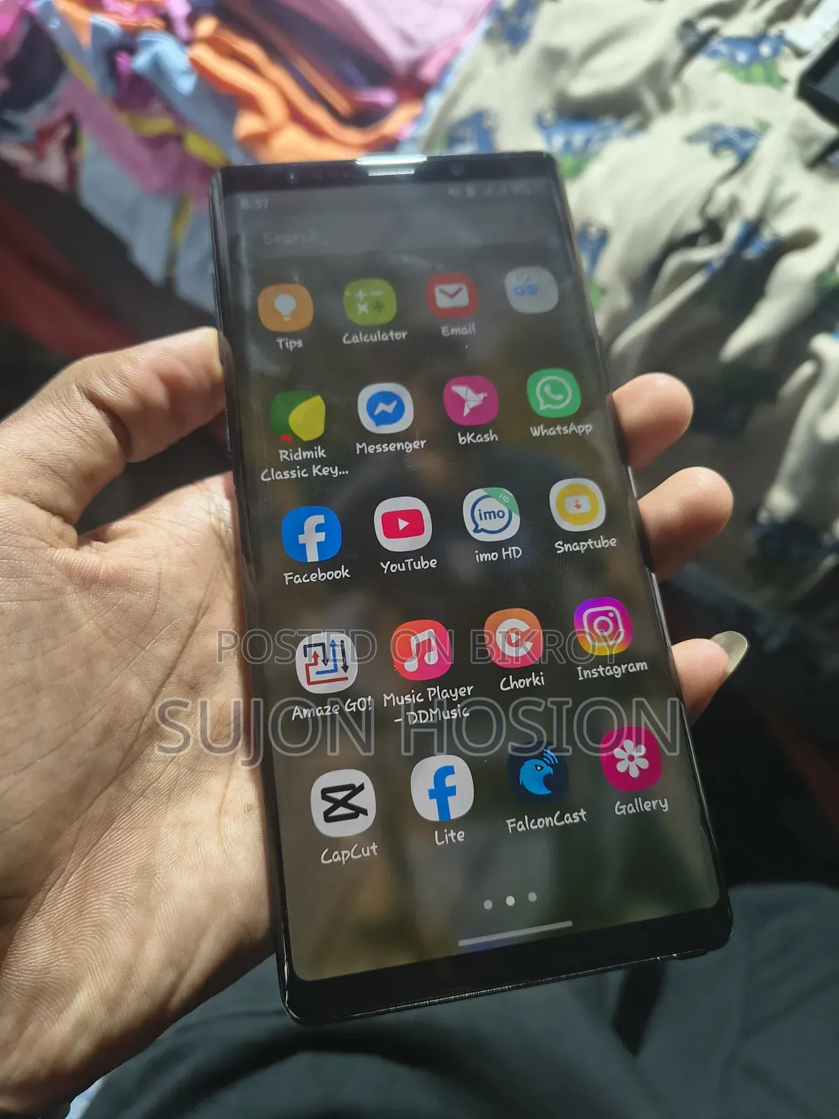 স্যামসাং গ্যালাক্সি নোট ৯ ১২৮ জিবি ব্ল্যাক