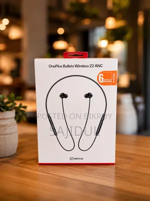 Oneplus Bullets Wireless Z2 ANC Neckband ( Brand New)