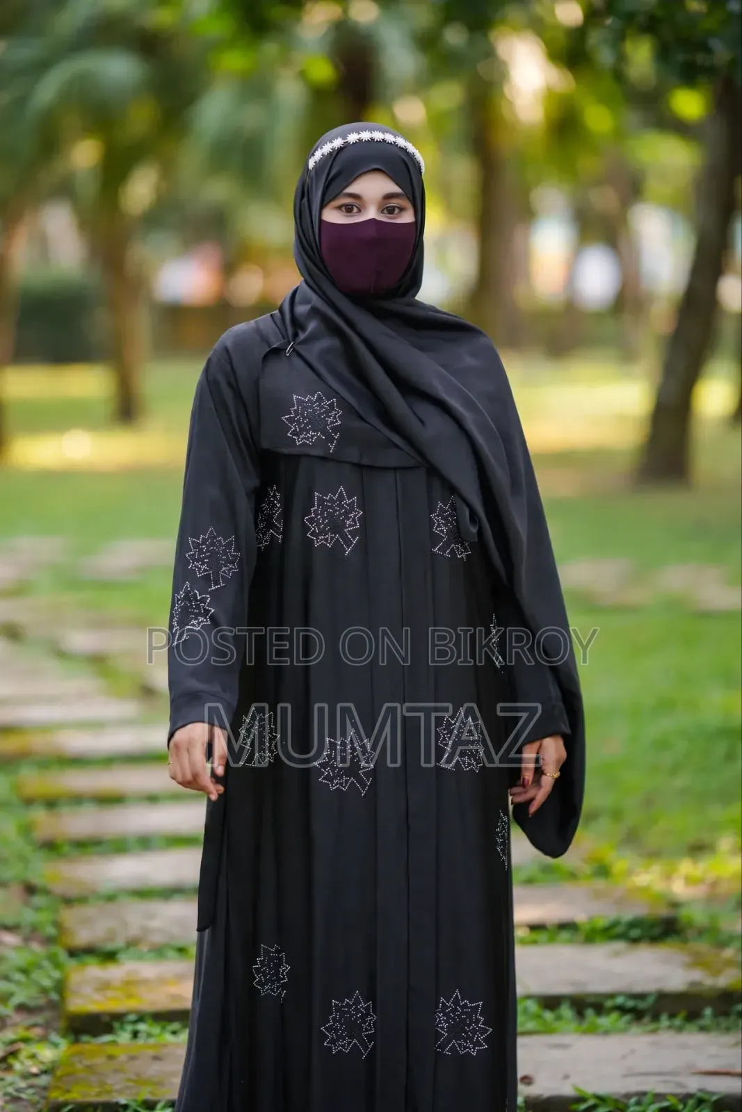 আফরিন স্টোন বোরকা (শুধু বোরকা)