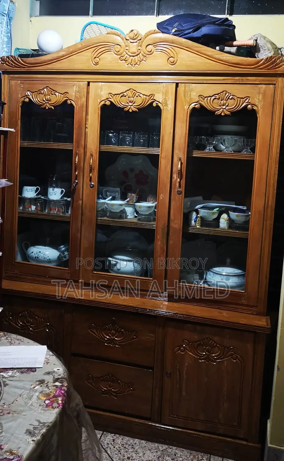 A cabinet will be sold