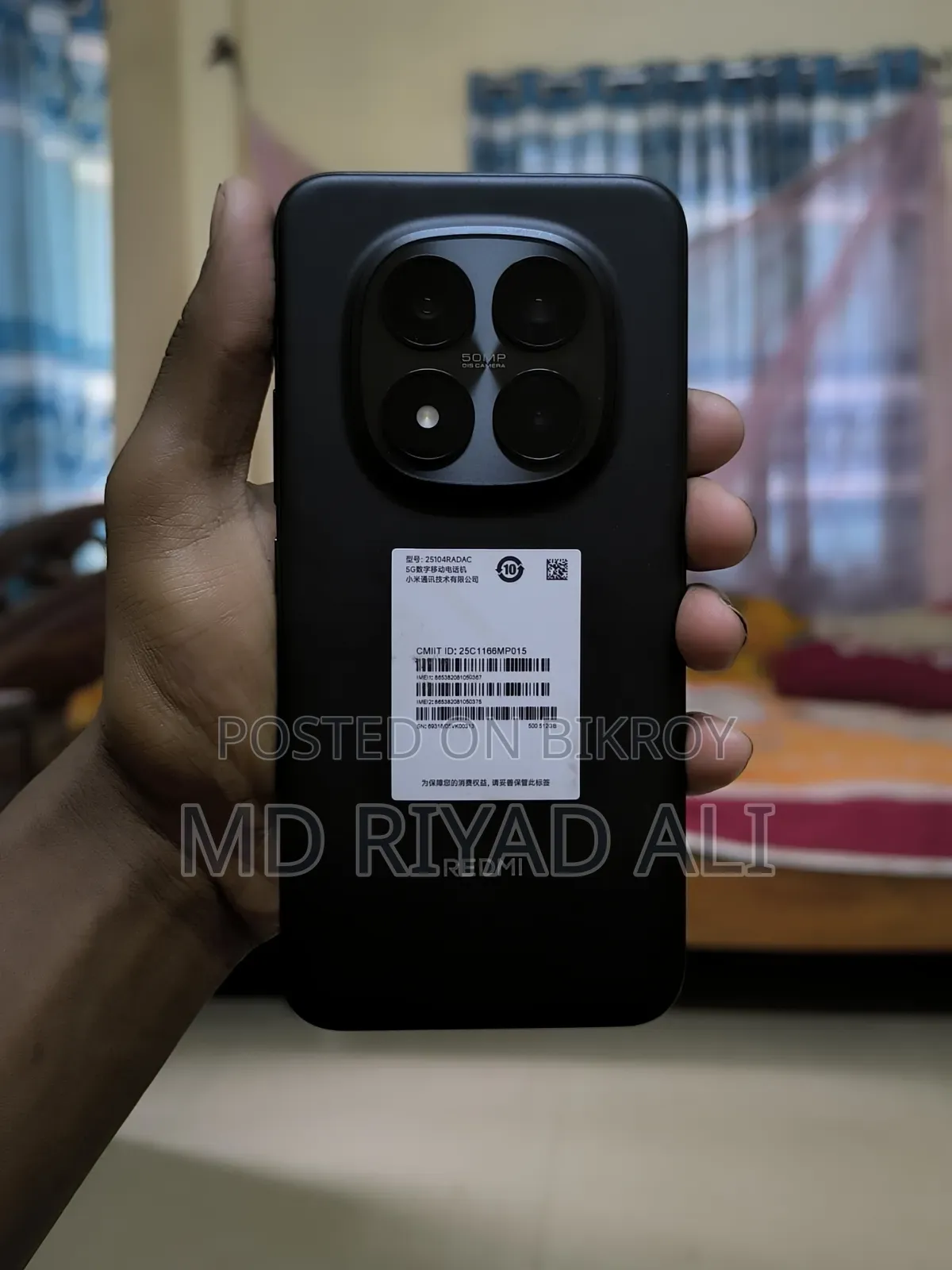 New Xiaomi Redmi Note 15 Pro+ 512 GB Black
