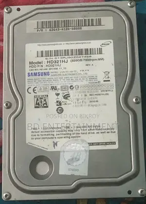 320GB Hard Disk