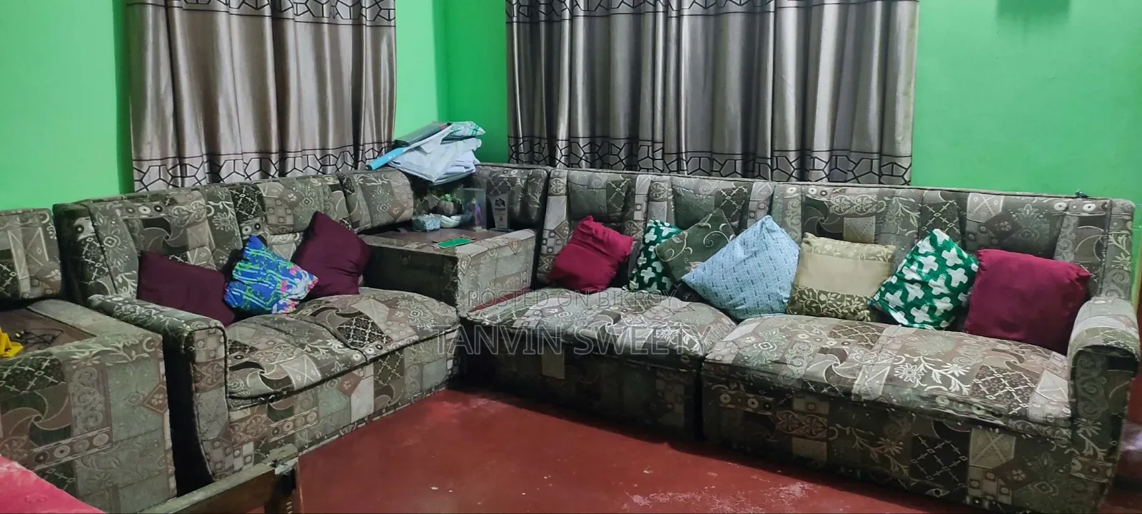 6-Seater Spring Foam Sofa