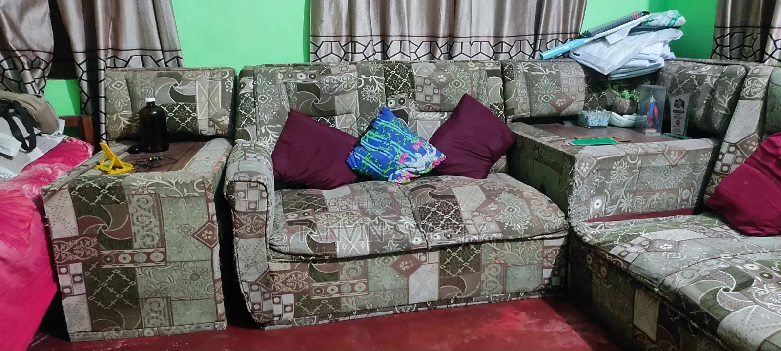 6-Seater Spring Foam Sofa