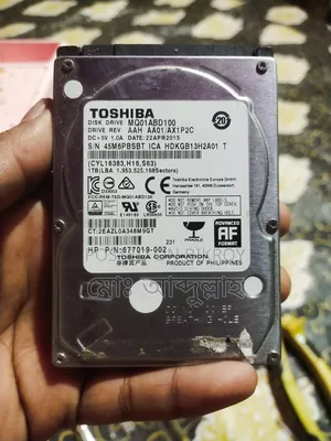 তোশিবা ১ টিবি ল্যাপটপ এইচডিসি