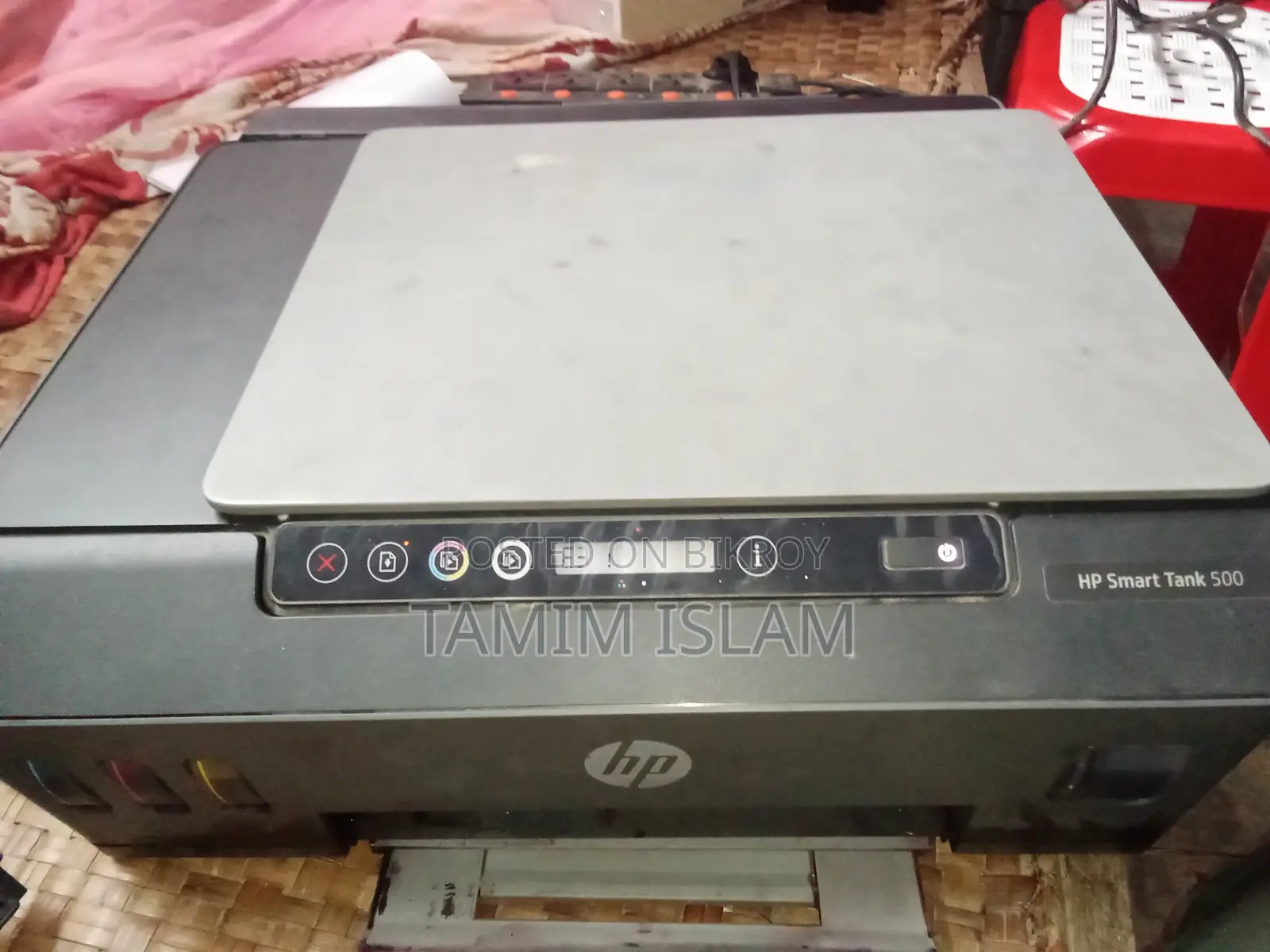 এইচপি স্মার্ট ট্যাঙ্ক ৫০০ অল ইন ওয়ান প্রিন্টার, স্ক্যানার, কালার এবং ফোটোকপি