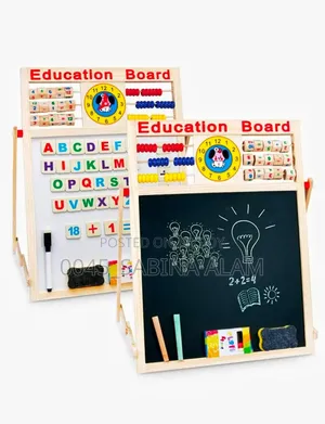 Multi-Function Education Board | Wooden Education Board