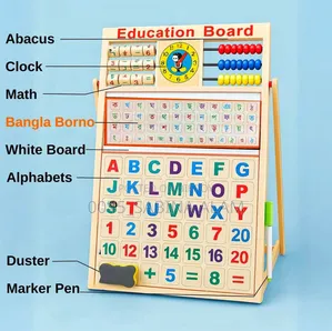 Multi-Function Education Board | Wooden Education Board