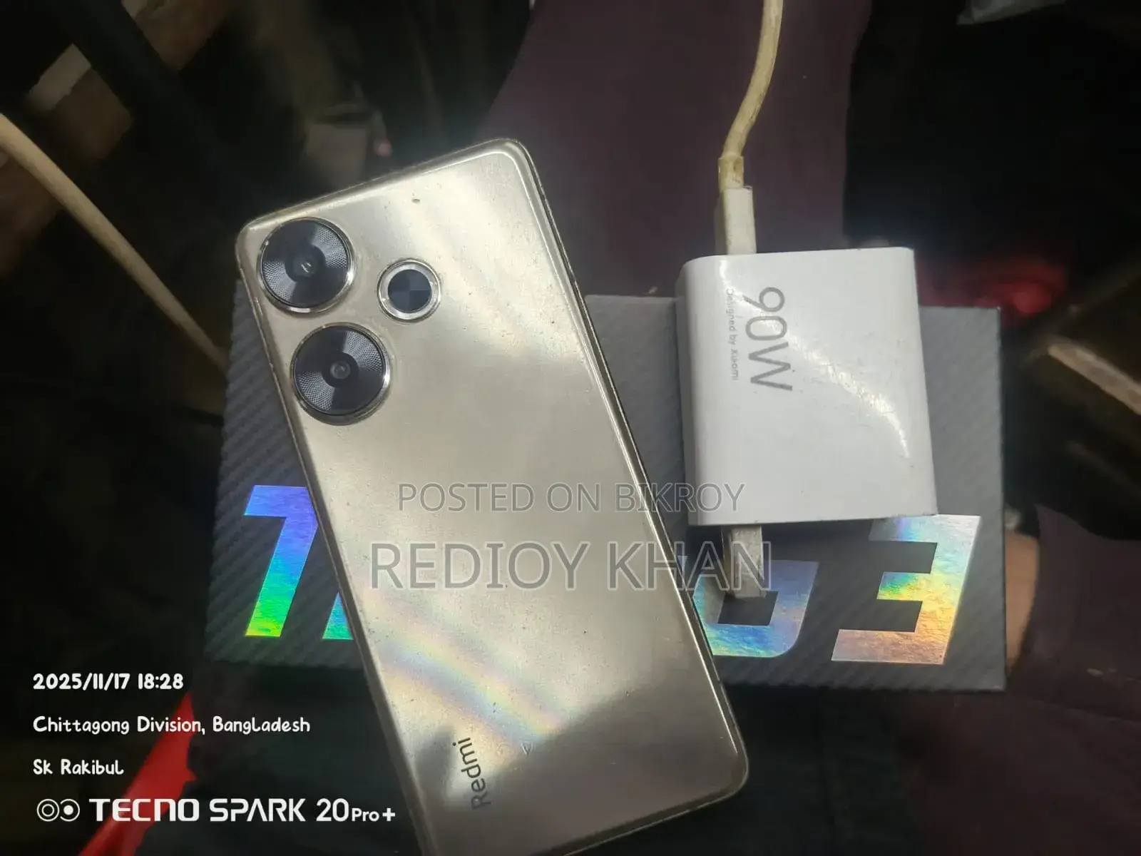 Xiaomi Redmi Turbo 3 256 GB Gray