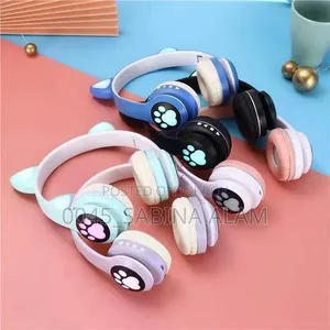 STN-28 Cute Cat Ear Wireless Bluetooth Headset (With RGB LED Light)