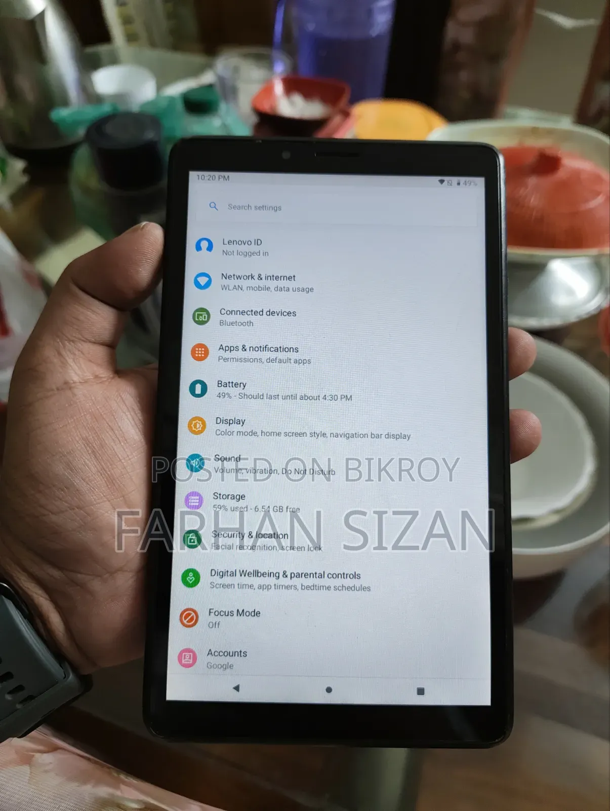 লেনোভো ট্যাব ১৬ জিবি ব্ল্যাক