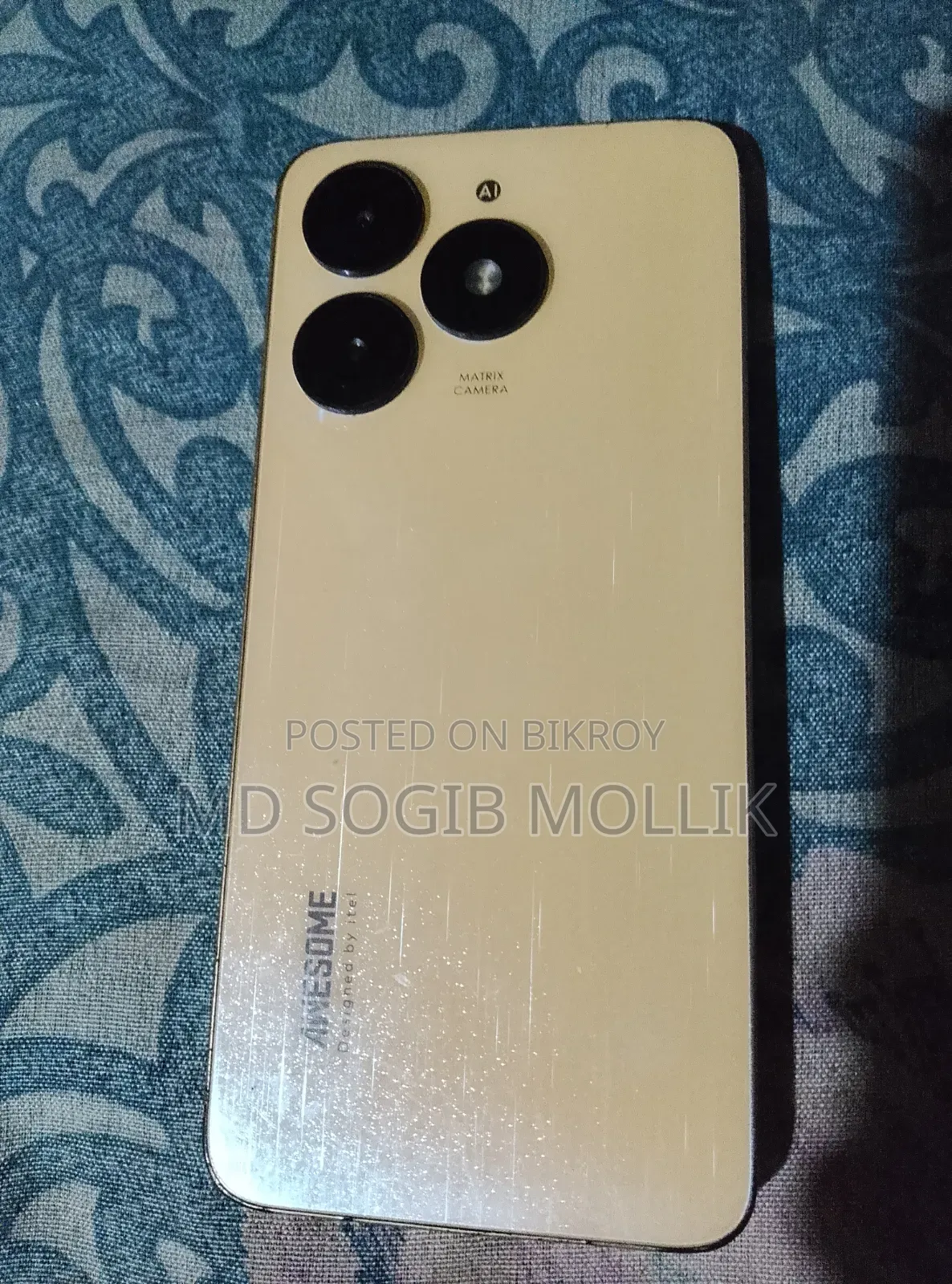 New Itel A70 128 GB Gold