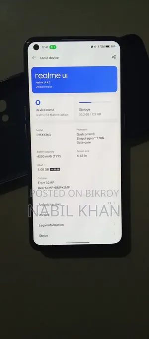Realme GT Master Edition 128 GB White