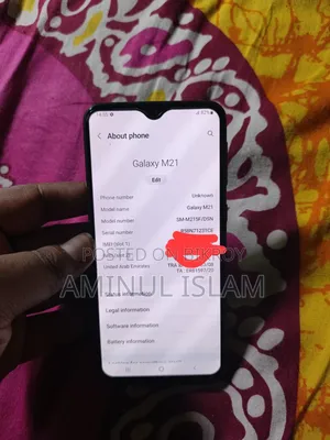 Samsung Galaxy M21 64 GB Black