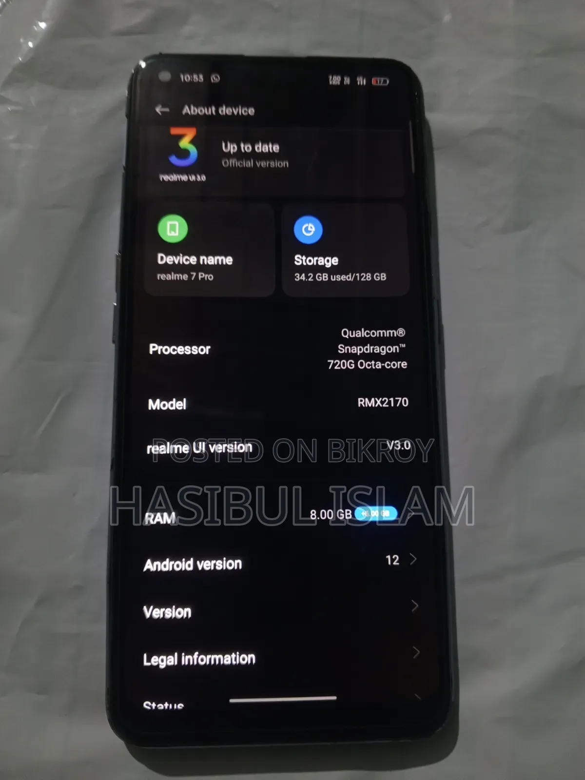 Realme 7 Pro 128 GB Silver