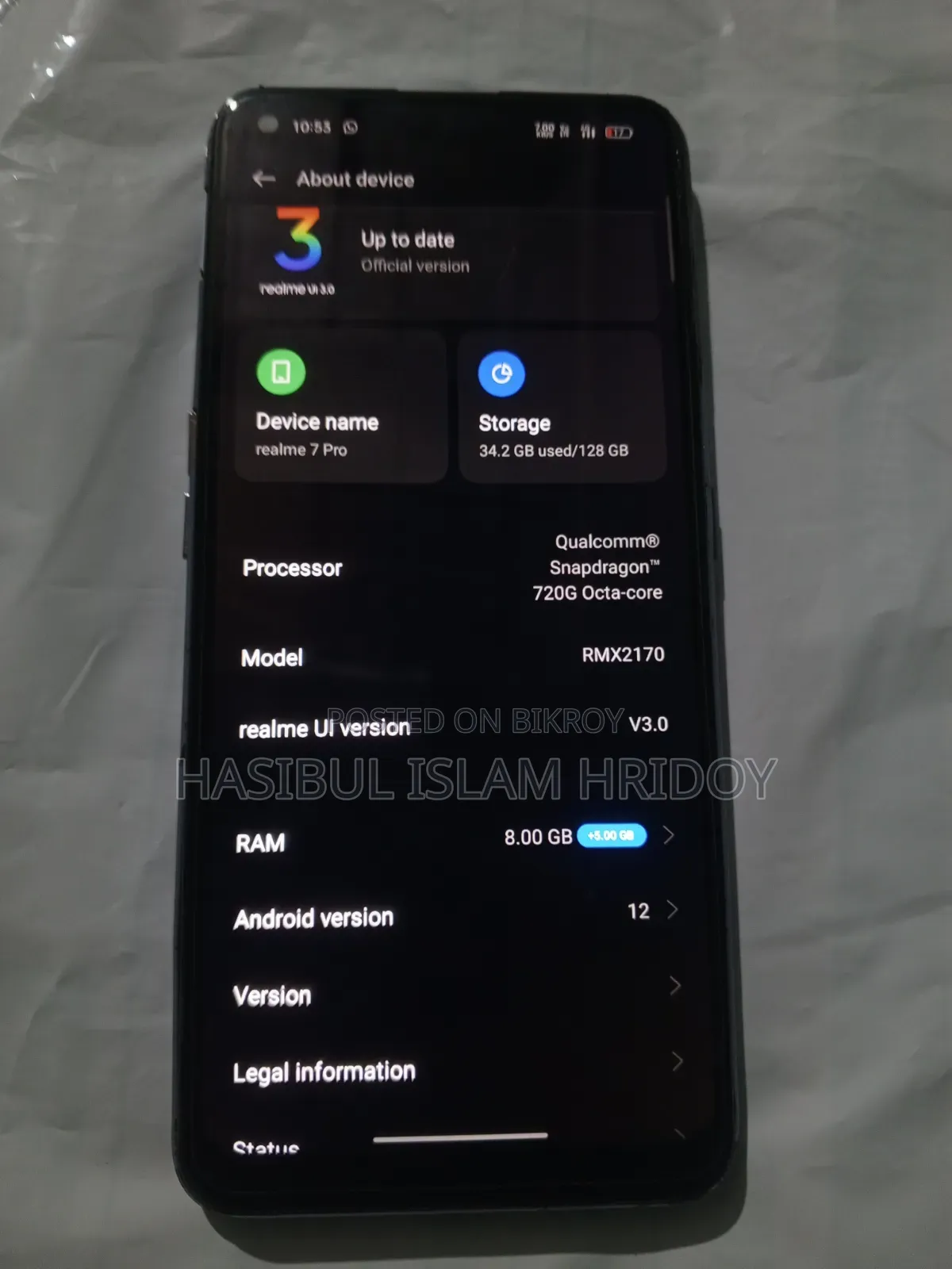 Realme 7 Pro 128 GB Silver