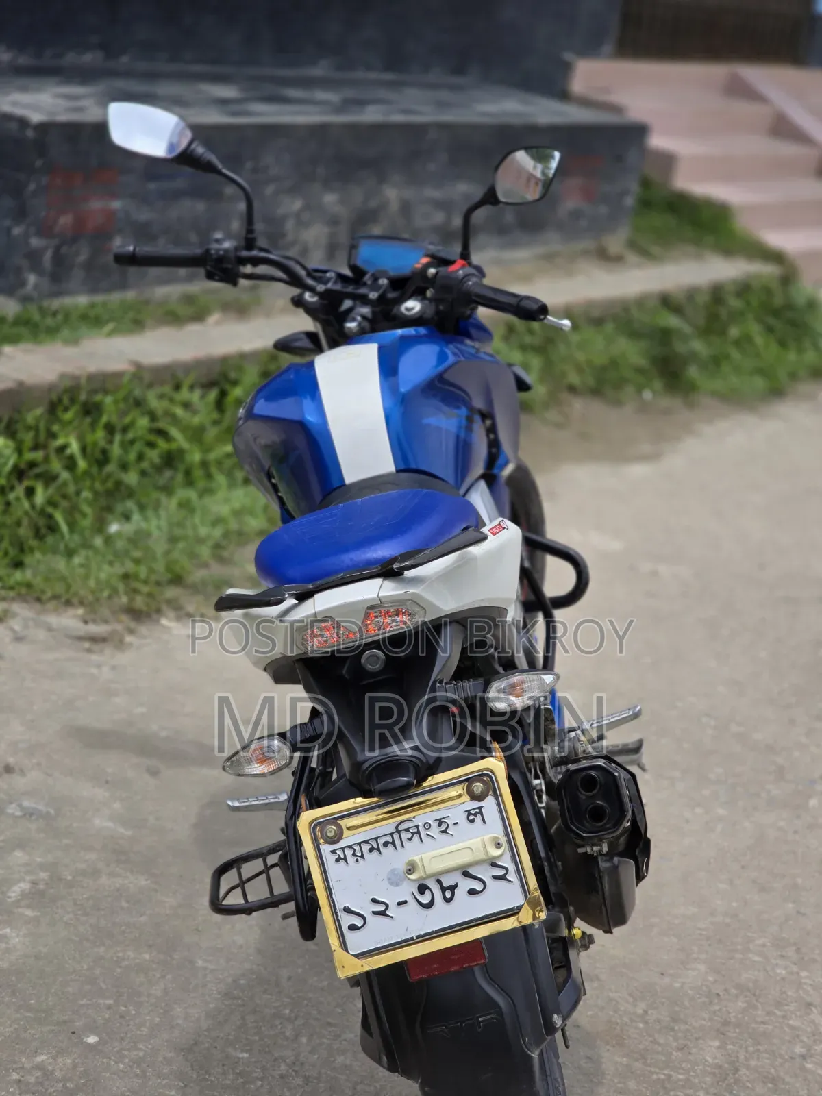 টিভিএস আপাচে আরটিআর ১৬০ ৪ভি ২০২০ নীল