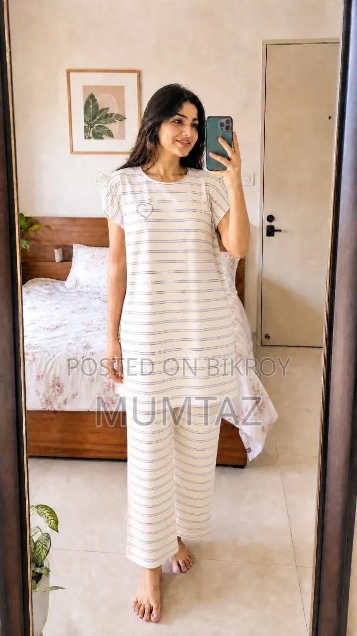 Cotton Tshirt and Pant Set