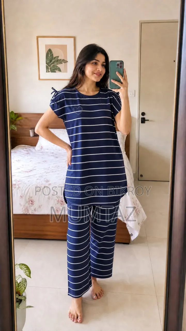Cotton Tshirt and Pant Set