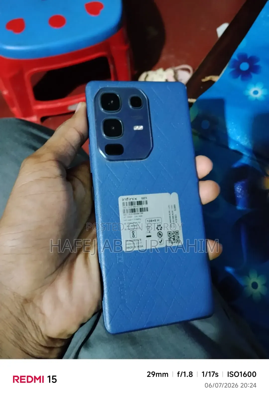 Infinix Note 50s 128 GB Blue