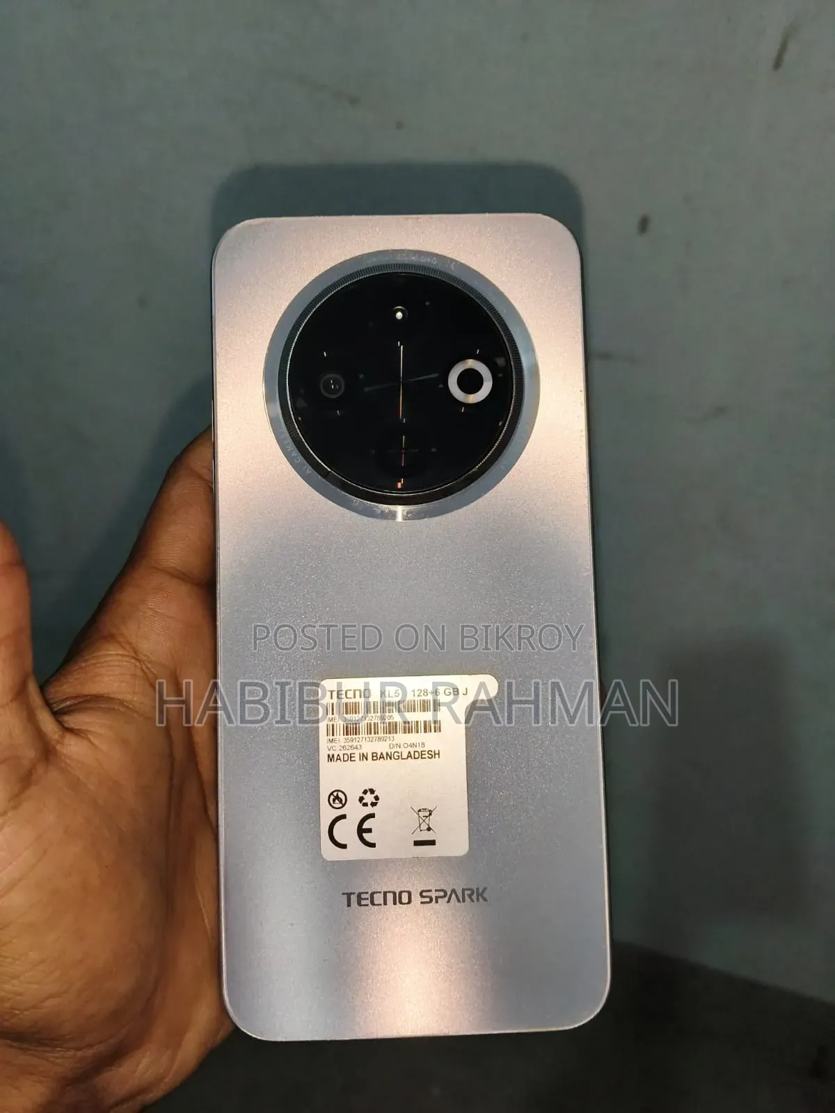 Tecno Spark 30C 128 GB Silver