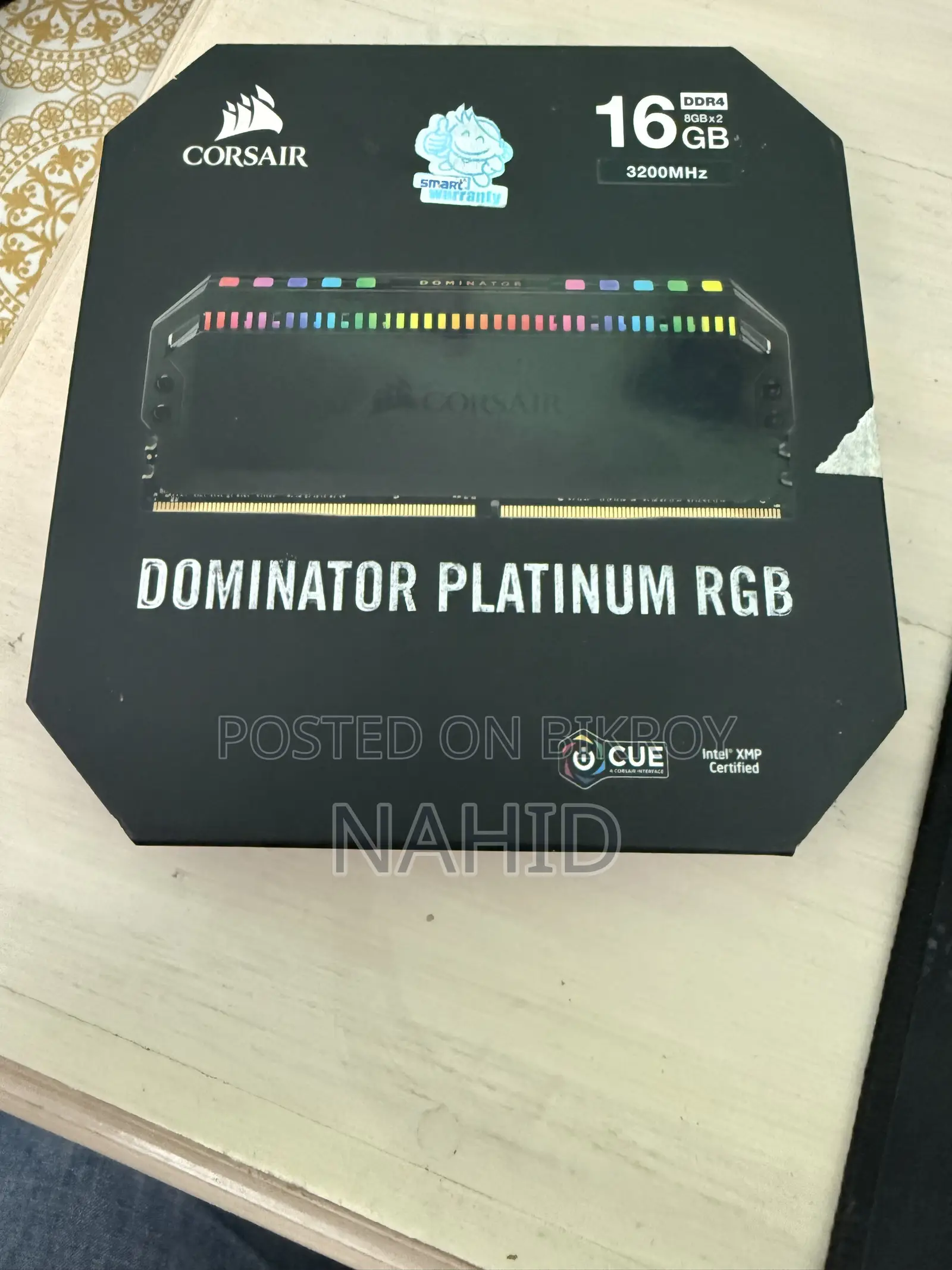 DDR4 3200MHz 16GB (8GB+8GB) RAM (Dominator Platinum)