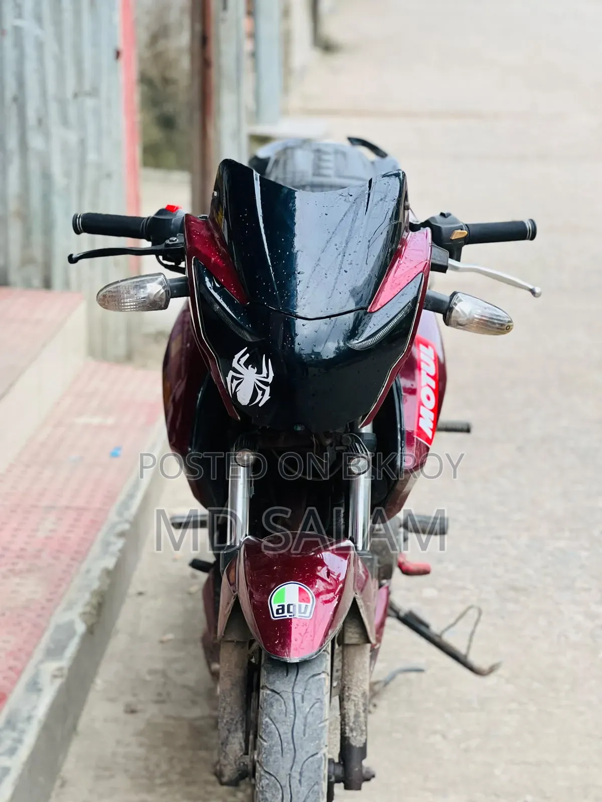 টিভিএস অ্যাপাচি আরটিআর ১৬০ ২ভি ২০২১ লাল