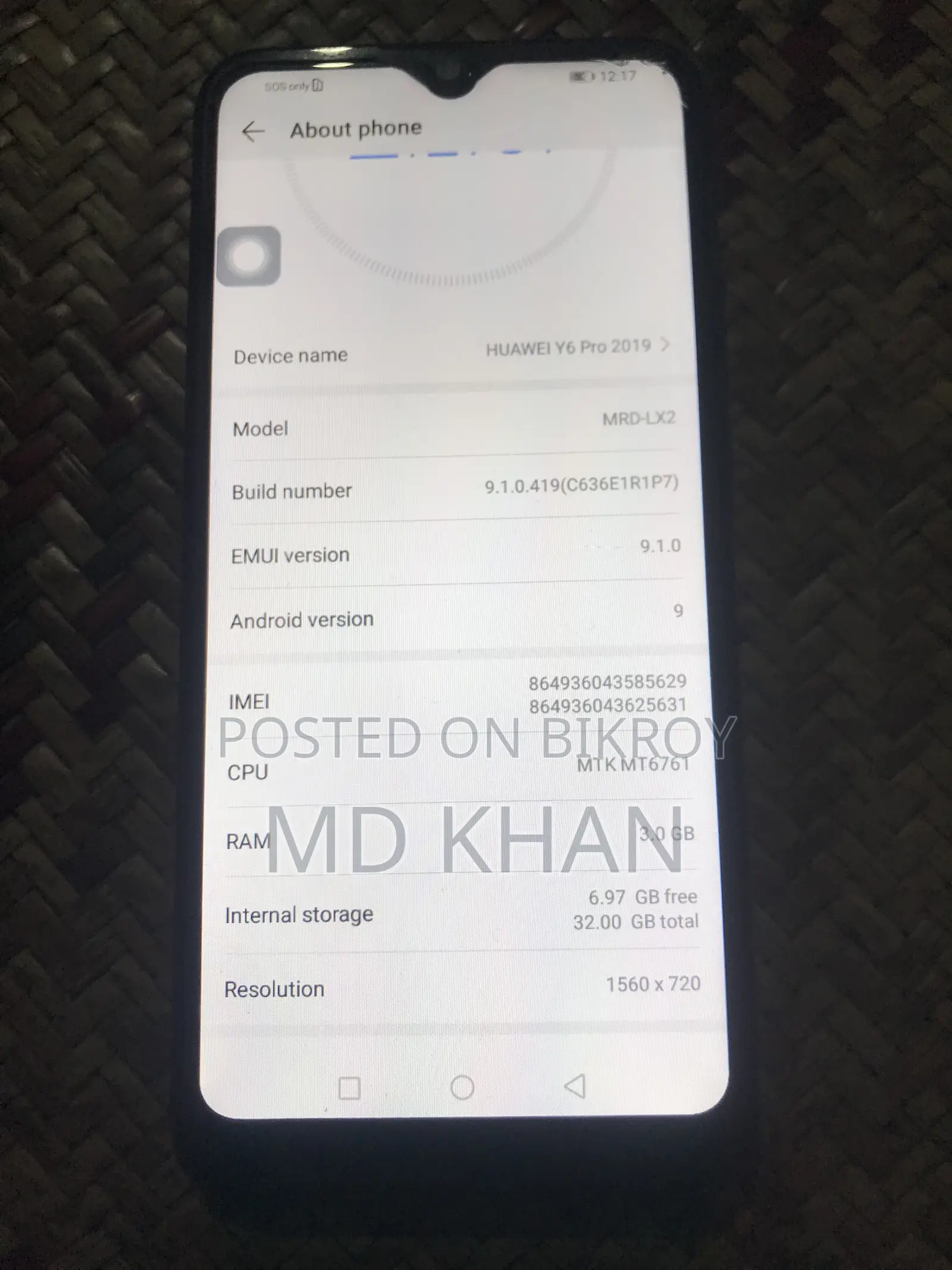 Huawei Y6 Pro 2019 32 GB Blue