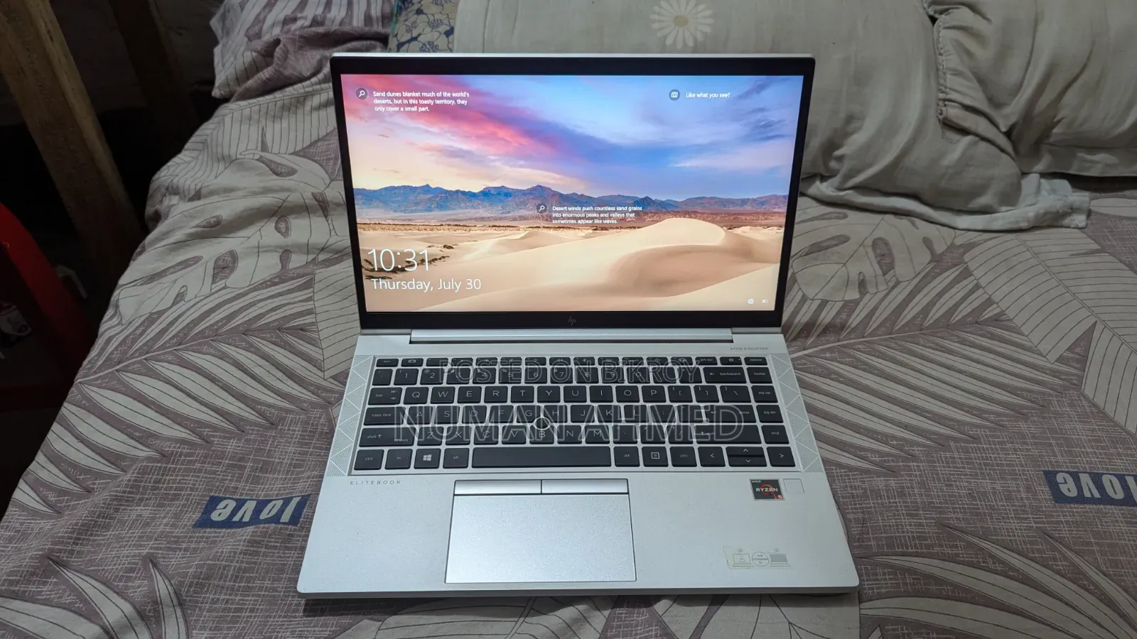 Laptop HP EliteBook 845 G7 16GB AMD Ryzen 5 SSD 512GB