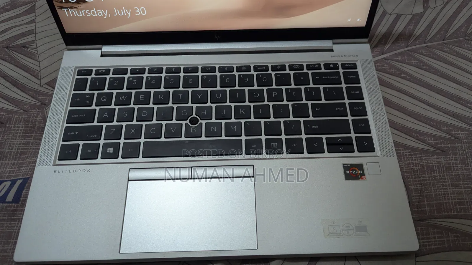 Laptop HP EliteBook 845 G7 16GB AMD Ryzen 5 SSD 512GB