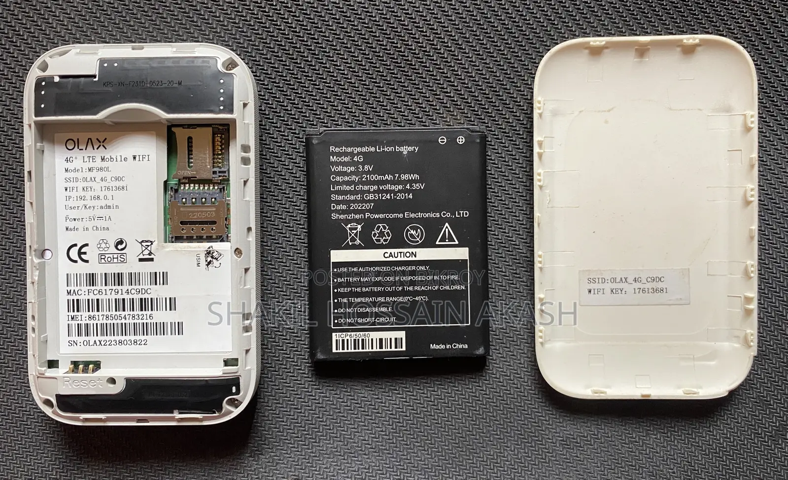 Olax 4G LTE-Advanced Mobile WiFi Hotspot MF980L