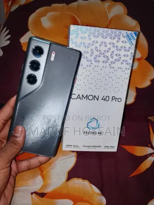 New Tecno Camon 40 Pro 4G 256 GB Silver