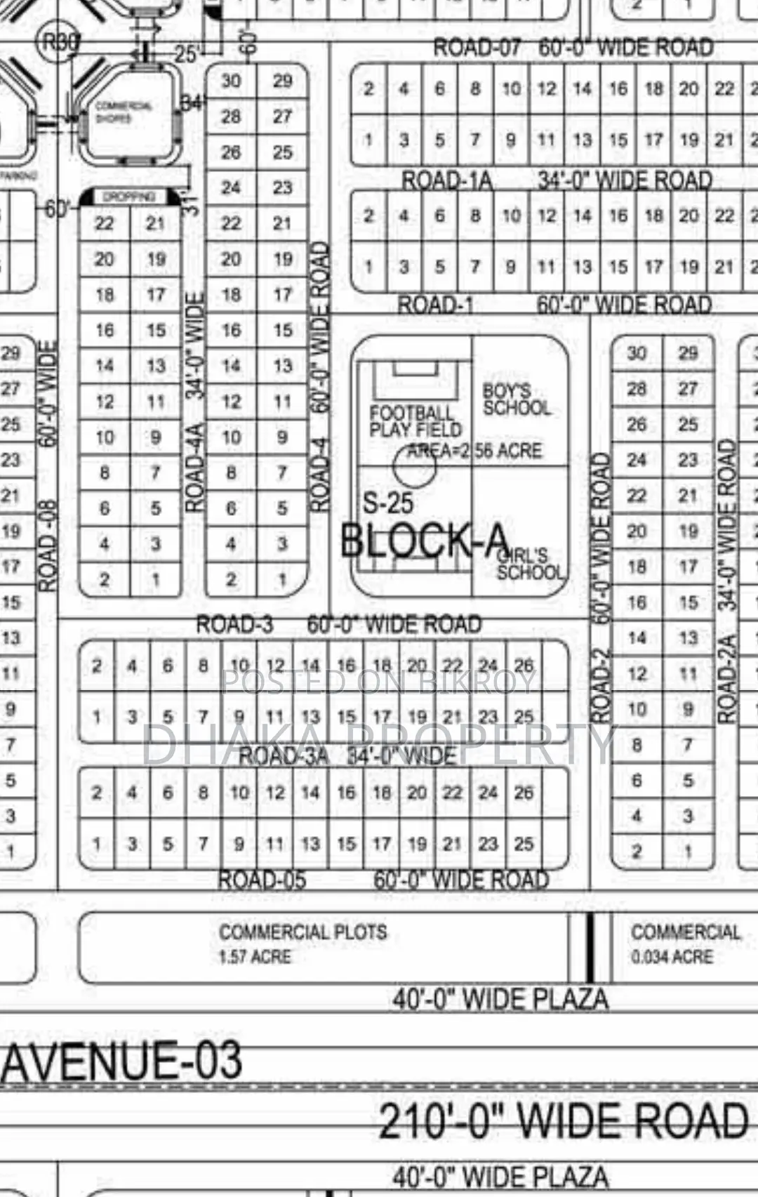 Exclusive Land Sale 5 Katha East at Sector-16/A
