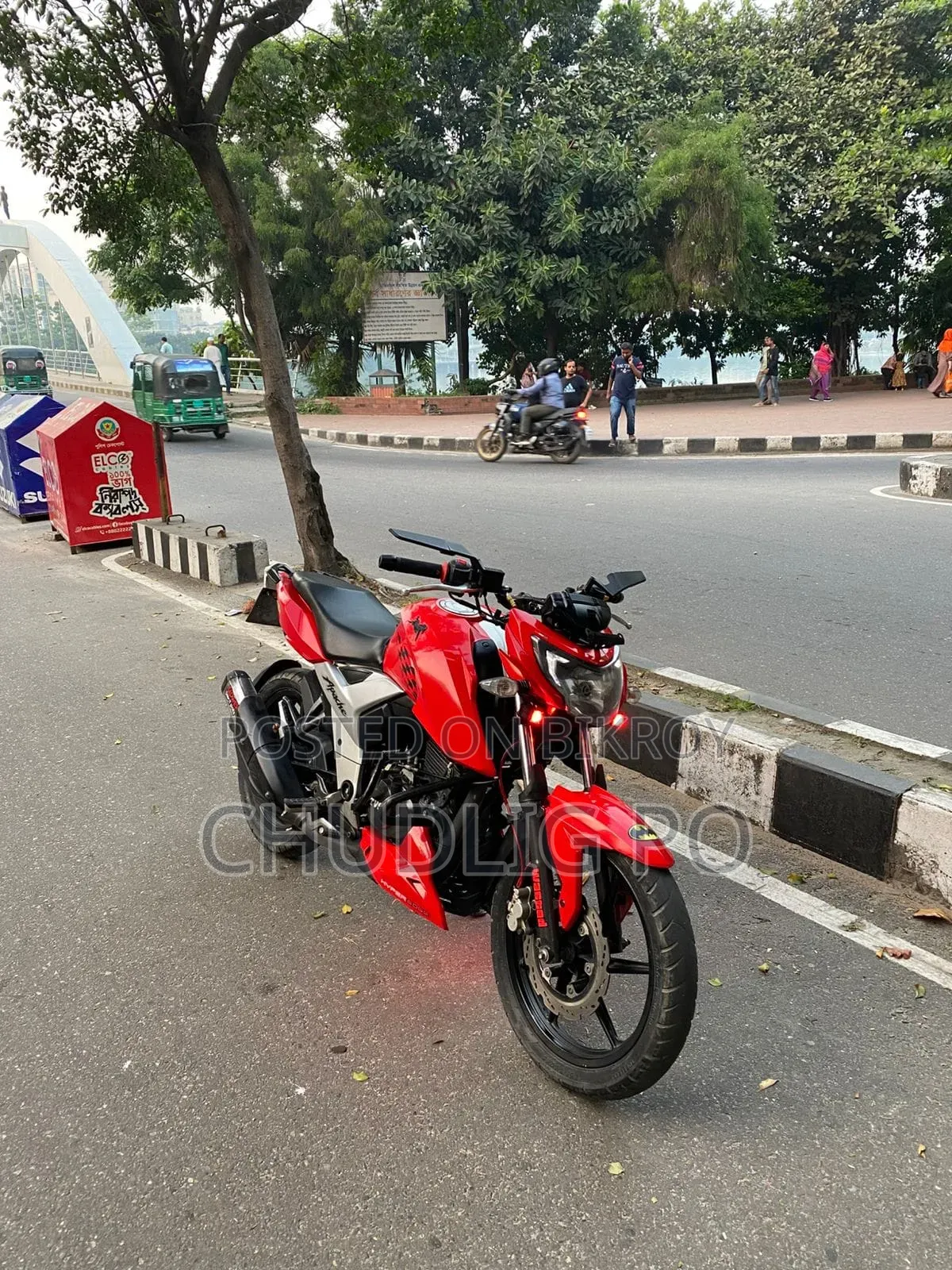 TVS Apache RTR 160 4V 2020 Red