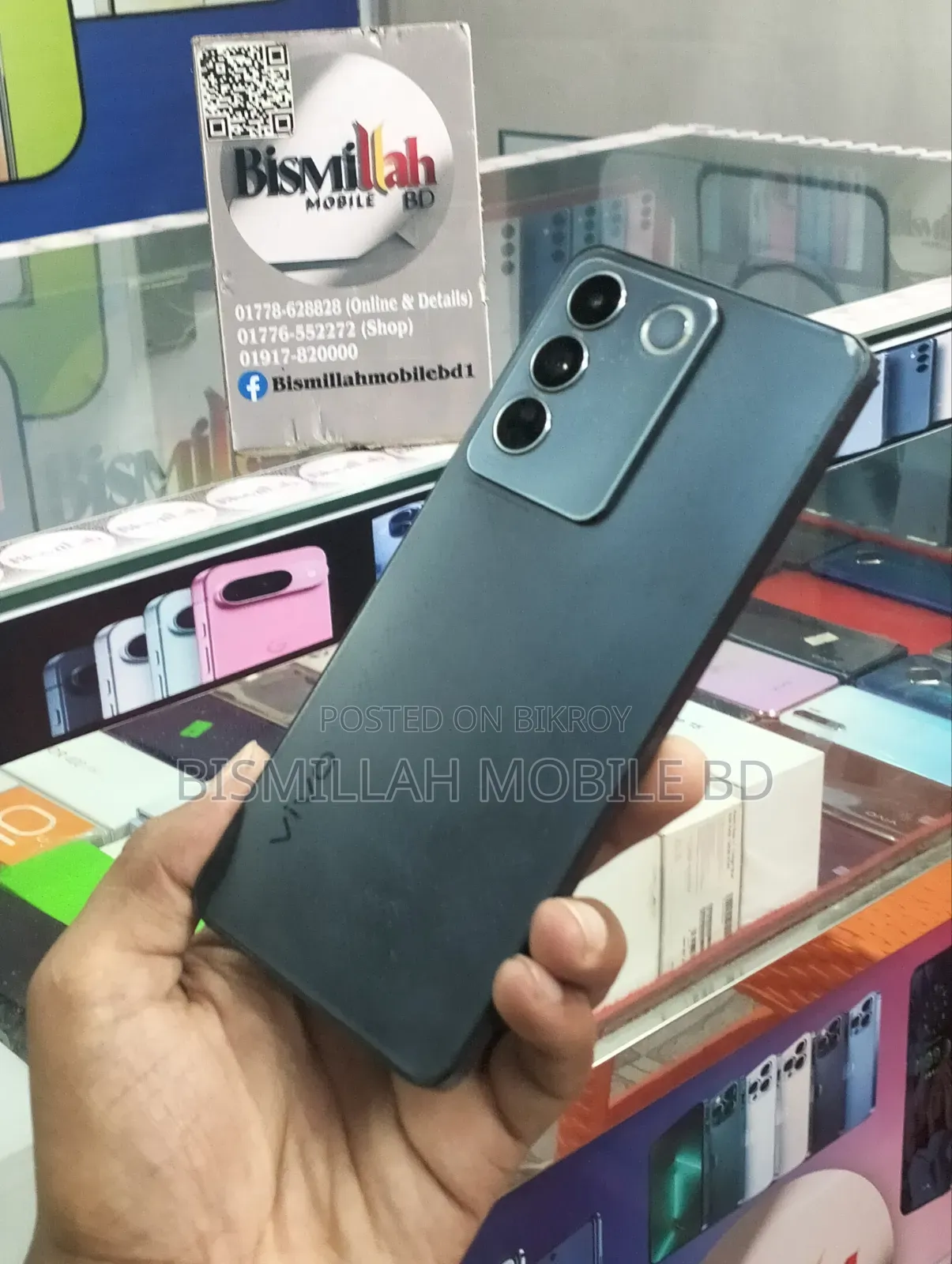 Vivo V27e ২৫৬ জিবি কালো