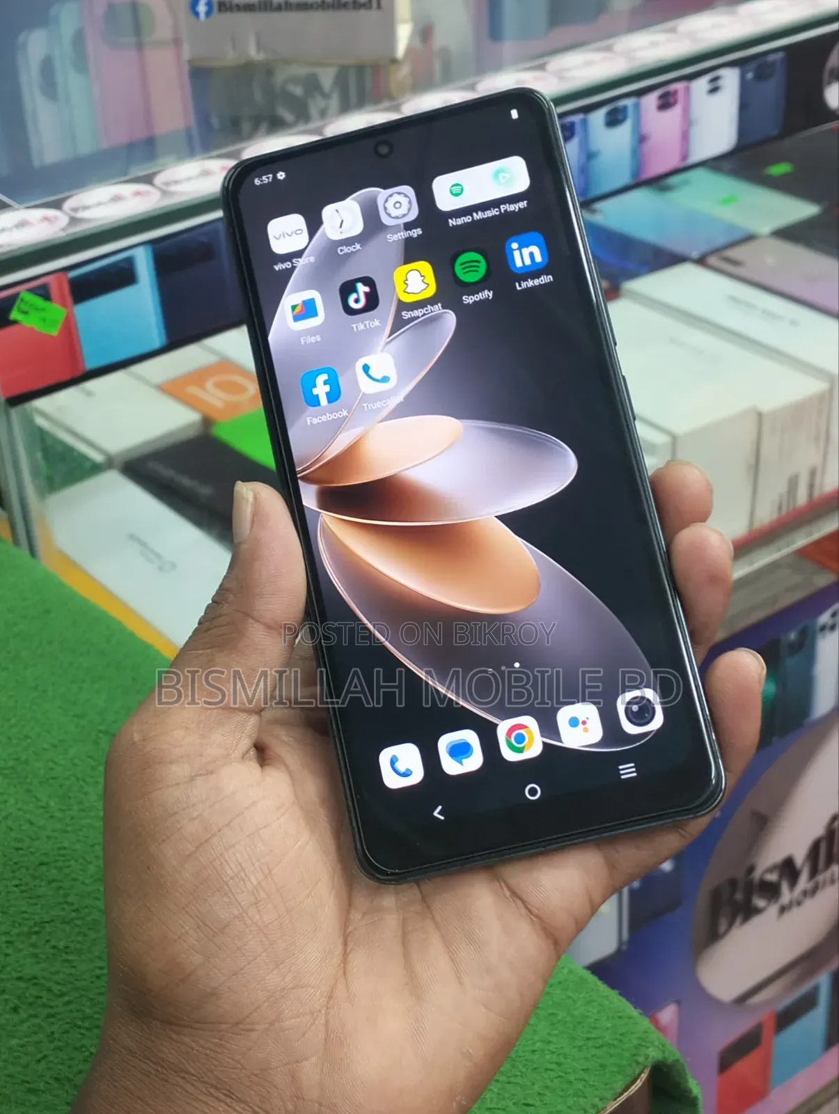 Vivo V27e ২৫৬ জিবি কালো