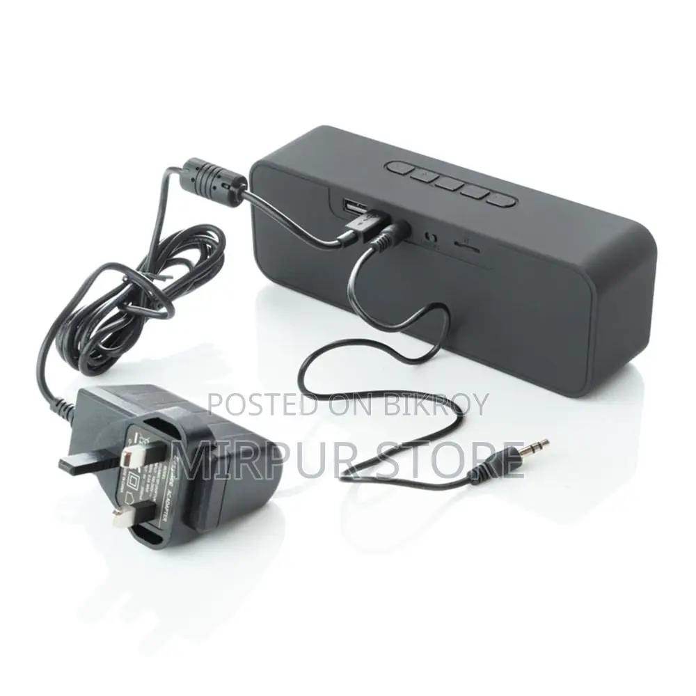 Bluetooth Entertainment Speaker With Wi-Fi Security Camera