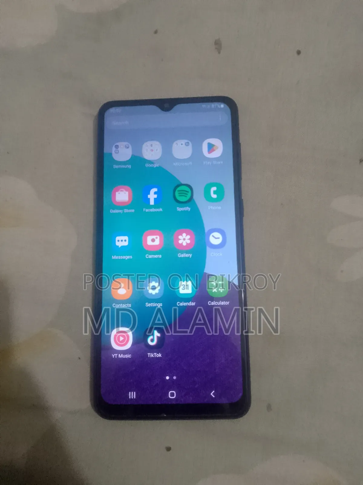 স্যামসাং গ্যালাক্সি এ০২ ৩২ জিবি কালো
