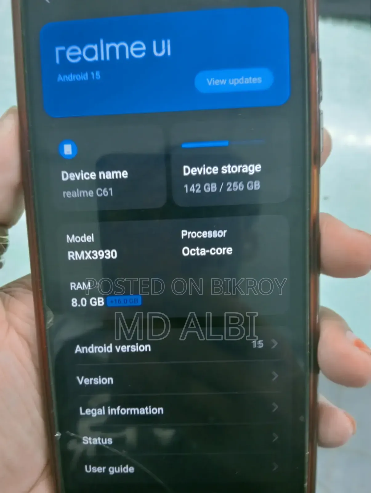 Realme C61 256 GB Black