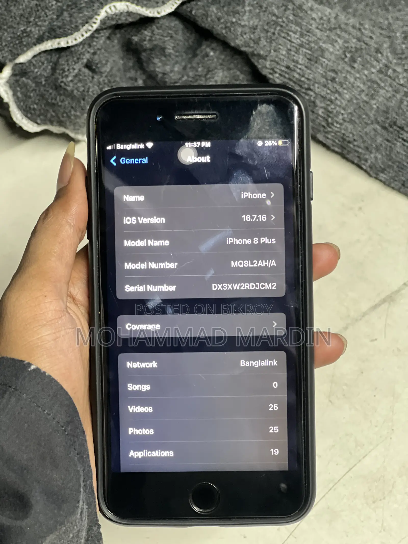 Apple iPhone 8 Plus 64 GB Black