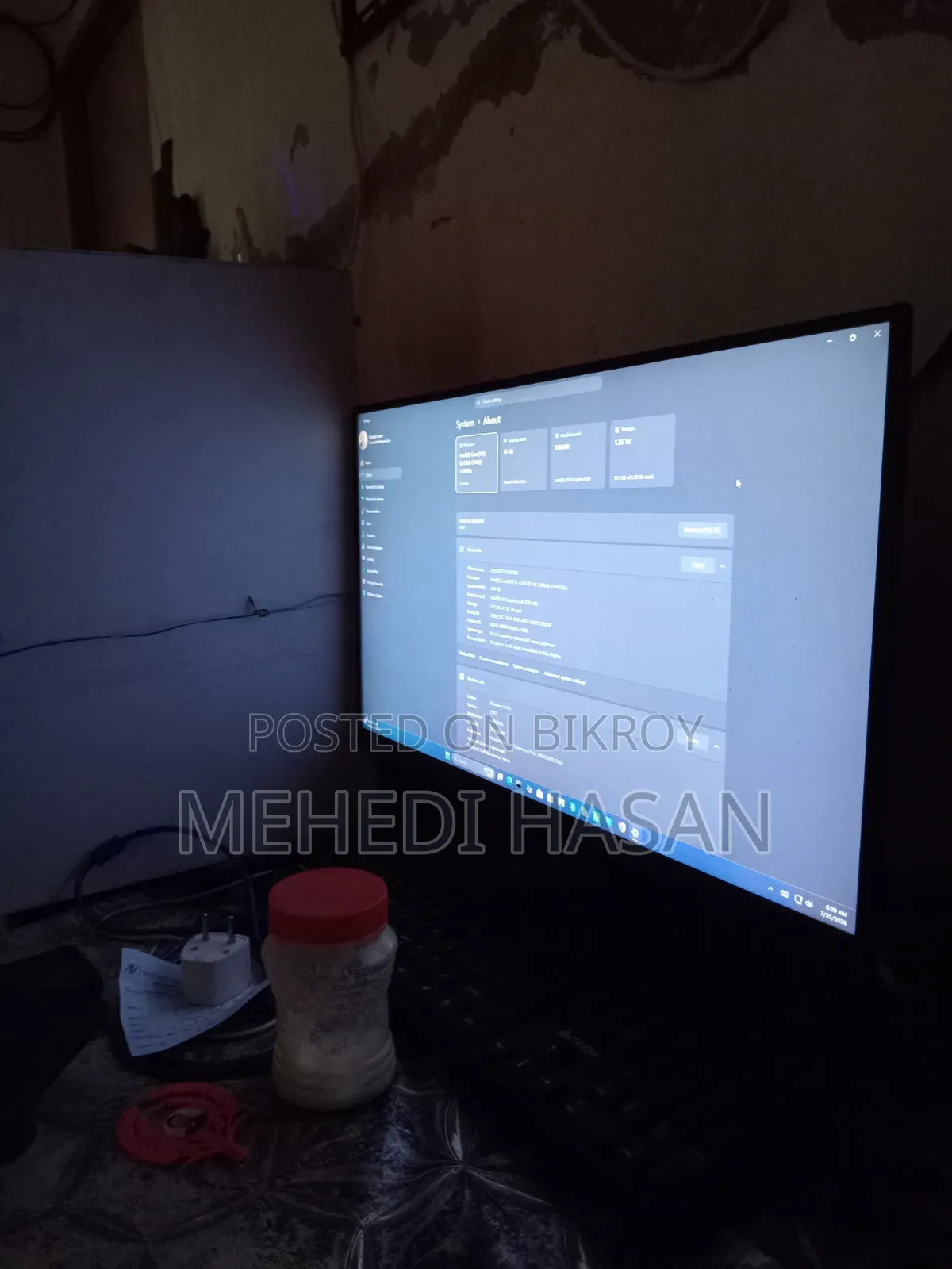 Desktop Computer 16GB Intel Core I5 HDD+SSD 1T