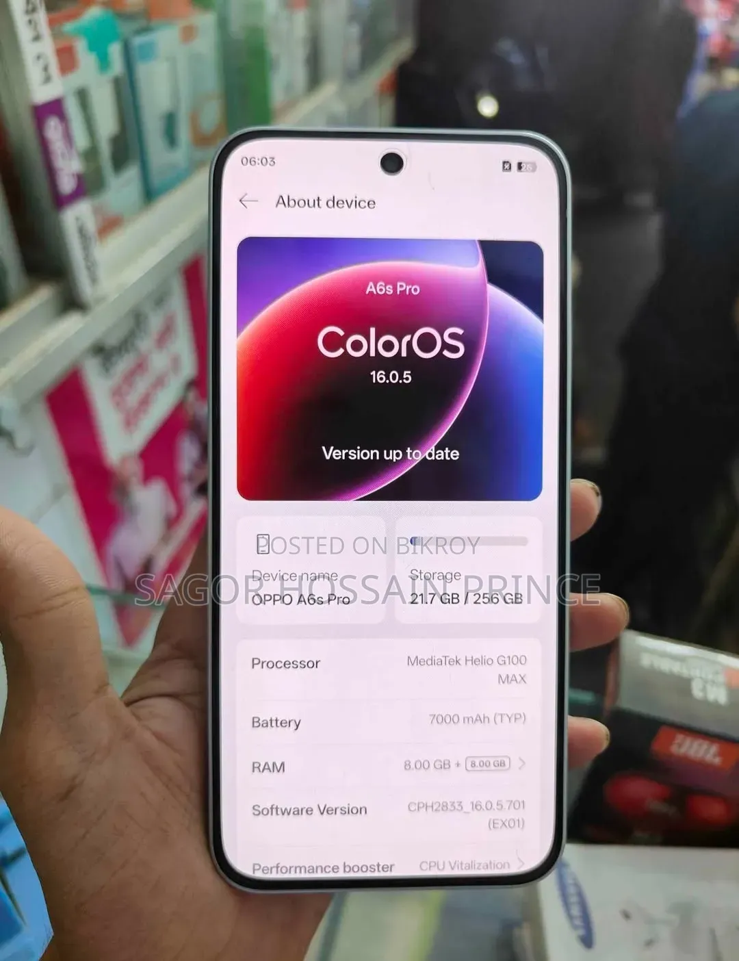 Oppo A6s Pro 256 GB